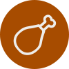 Icono carne de pollo